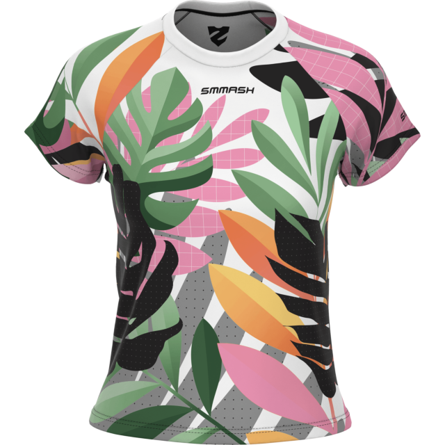 CAMISETA TÉCNICA HOLGADA DE MUJER DE MANGA CORTA