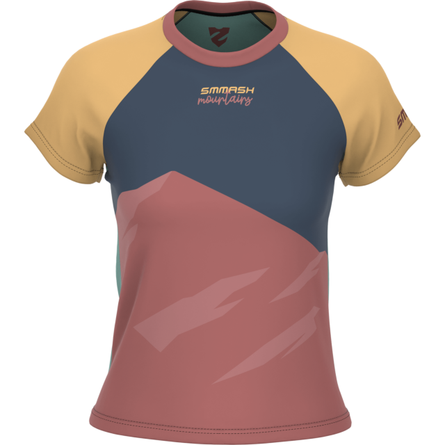 CAMISETA TÉCNICA HOLGADA DE MUJER DE MANGA CORTA