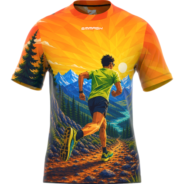 CAMISETA DE CORRER DE MANGA CORTA PARA HOMBRE