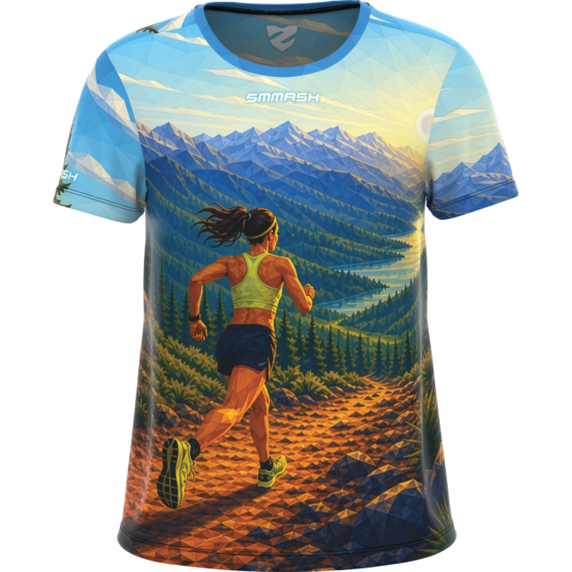 CAMISETA DE CORRER DE MANGA CORTA PARA MUJER