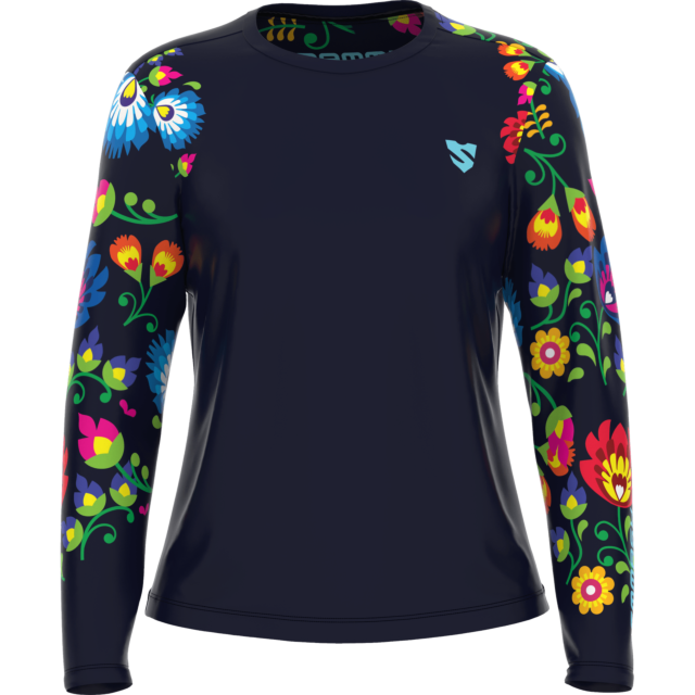 CAMISETA DE ENTRENAMIENTO DE MANGA LARGA PARA MUJER