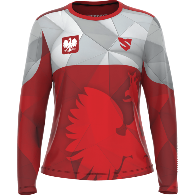 CAMISETA DE ENTRENAMIENTO DE MANGA LARGA PARA MUJER