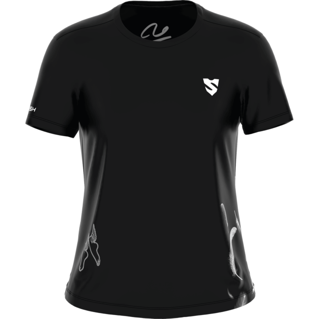 CAMISETA DE ENTRENAMIENTO DE MUJER DE MANGA CORTA