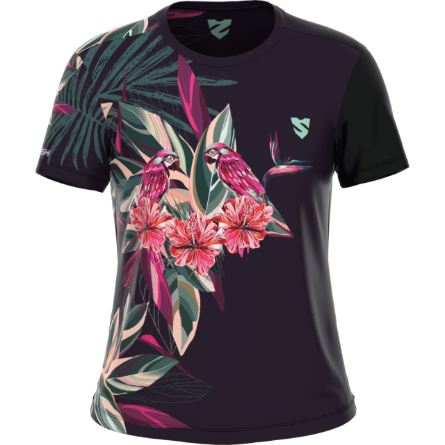 CAMISETA DE ENTRENAMIENTO DE MUJER DE MANGA CORTA