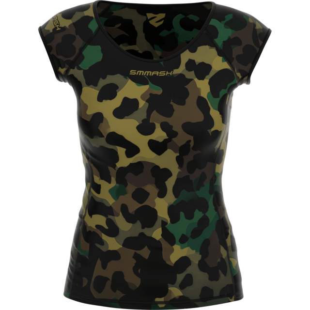 CAMISETA DE ENTRENAMIENTO DE MUJER DE MANGA CORTA