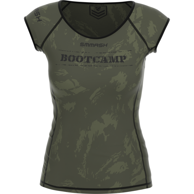 CAMISETA DE ENTRENAMIENTO DE MUJER DE MANGA CORTA