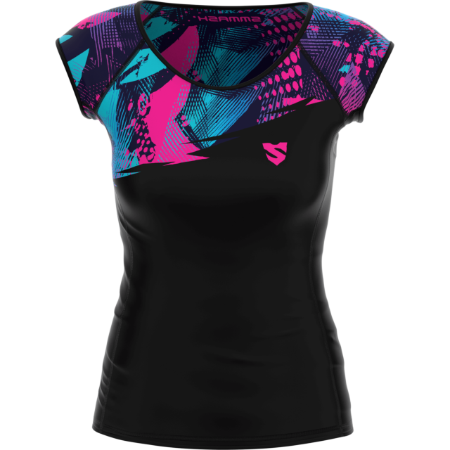 CAMISETA DE ENTRENAMIENTO DE MUJER DE MANGA CORTA