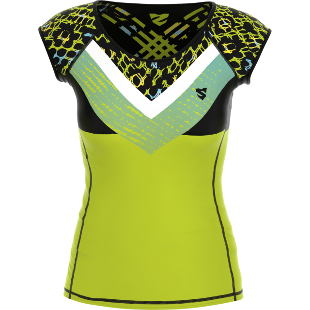CAMISETA DE ENTRENAMIENTO DE MUJER DE MANGA CORTA