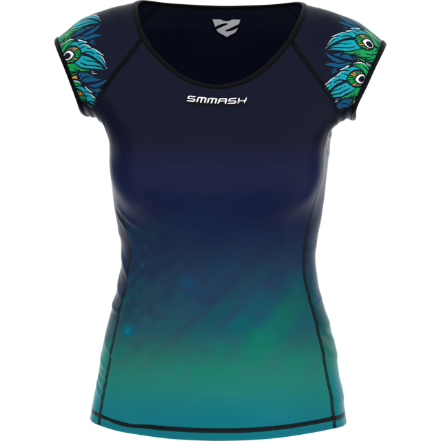 CAMISETA DE ENTRENAMIENTO DE MUJER DE MANGA CORTA