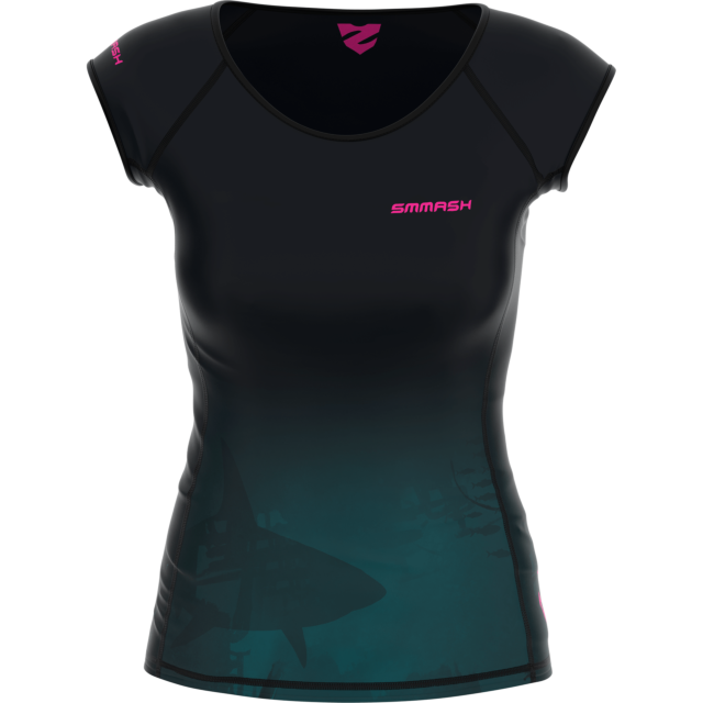 CAMISETA DE ENTRENAMIENTO DE MUJER DE MANGA CORTA
