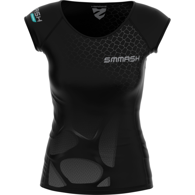 CAMISETA DE ENTRENAMIENTO DE MUJER DE MANGA CORTA
