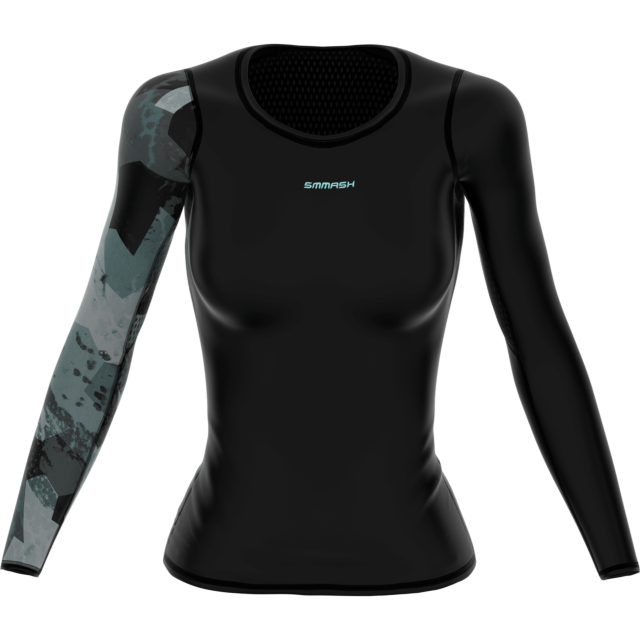 CAMISETA DE COMPRESIÓN DE MANGA LARGA MESH PRO