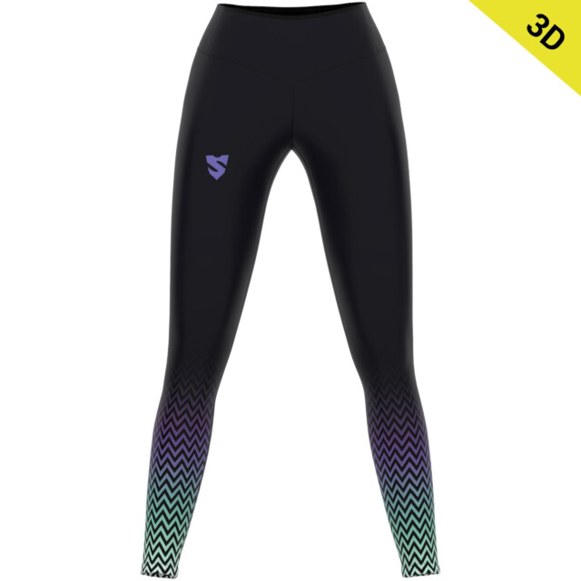 LEGGINGS LARGOS 3D de TIRO ALTO