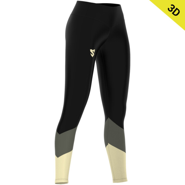 LEGGINGS LARGOS 3D DE TIRO ALTO
